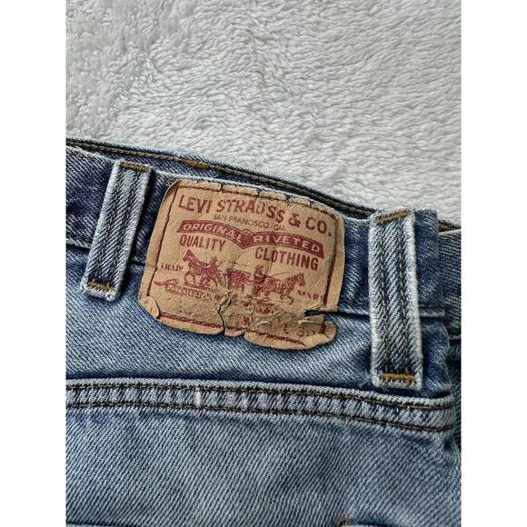 Levis 505 Jeans Men’s 38x30 90s Stonewash Straight Blue Red Tab Denim VTG Retro - Picture 5 of 16